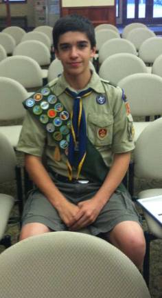Eagle scout plans project at park Ryan Kostelnik