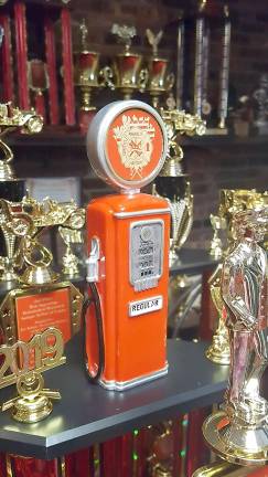 Gas pump trophy will be given out to the unit that traveled the furthest distance