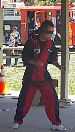 Hardyston holds fall Festival Spectators enjoy watching a karate demo