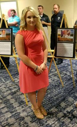 Insurance justice sought for fallen volunteers Alycia Danielson at a recent ceremony honoring her father