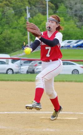 High Point pitcher Brooke Wannemacher produced six strikouts in seven innings of work.