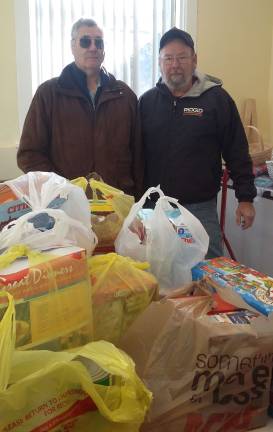 Harmony Lodge No. 8, F&amp;AM hosted a food drive recently encouraging local residents to help &#xfe;&#xc4;&#xf2;make a difference for families in need&#xfe;&#xc4;&#xf4; which supported Catholic Family &amp; Community Services Sussex County Food Pantry located at 48 Wyker Rd., Franklin.