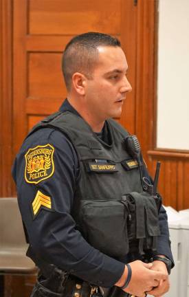 Police Sergeant Joseph Sanfilippo reports the status of three grants he secured in 2016.