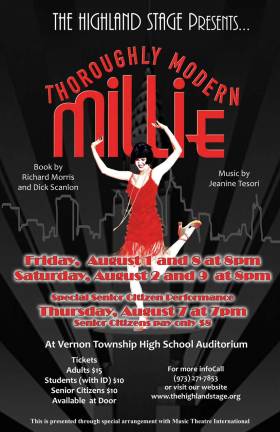 Highland Stage to present Broadway's 'Thoroughly Modern Millie'