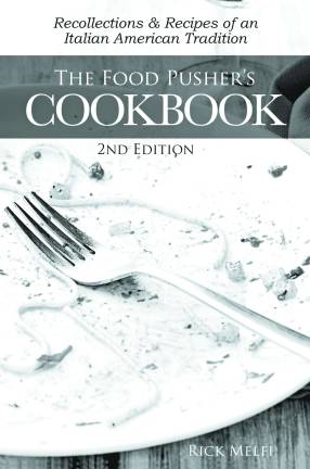 Andover firefighter heats up the kitchen Cover of "The Food Pusher's Cookbook."