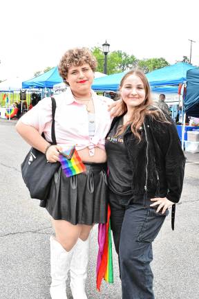 Sussex County Pride celebration grows Joey Delaney and Katie Wood, both of Vernon.