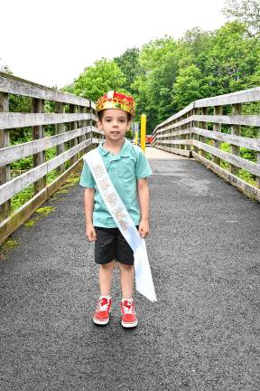 Township celebrates bicentennial Honorato Ponte, 5, is Little Mister Stillwater. (Photo by Maria Kovic)