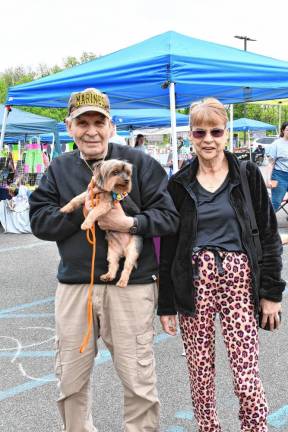 Pet Lovers Fest Nick Luciano and Diana Zaccaro of Wantage were accompanied by a small dog.
