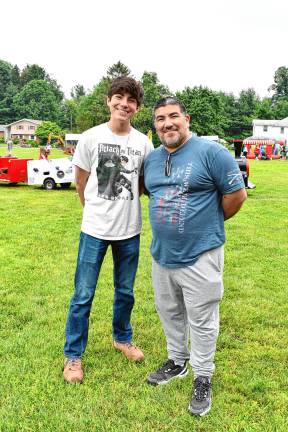 Borough’s day in the sun Immanuel and Israel Cuevas of Ogdensburg.