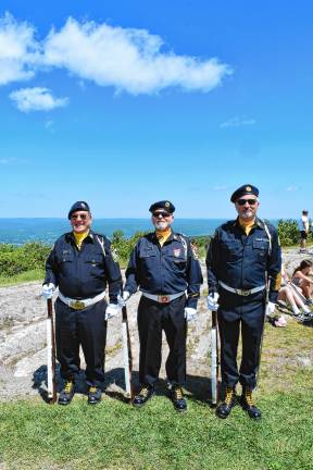 Photos: High Point Veterans Memorial Service <b>The Honor Guard from American Legion Post 157 in Branchville.</b>
