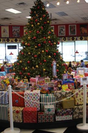Monster truck event collect toys for local children The toy collection at the Chatterbox this weekend.