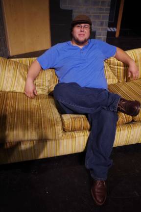 Playhouse prepares for ‘The Odd Couple’ The playþÄôs director Tim Chenard of Newton takes a break on the set of The Odd Couple.