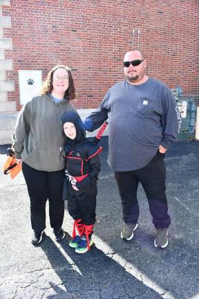Ogdensburg hosts Halloween parade Devon Cowdrick, Landon and Kevin Haring of Ogdensburg are shown.