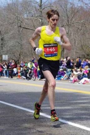 Photos provided Justin Scheid at the 2014 Boston Marathon.