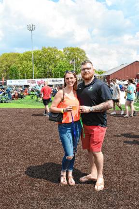 Miners open 10th season tonight <b>Katherine and Michael Barfield of Newton.</b>