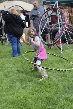 Medicine Wheel celebrated at Lusscroft Farm Thea krause hoops it up at the Medicine Wheel on saturday