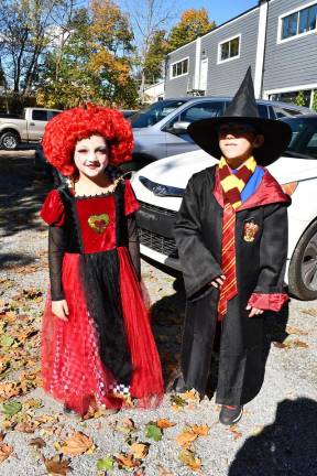 Franklin. Borough hosts Halloween parade Elanna and Damian Caparotta are shown dressed as the Queen of Hearts and a Hogwarts student.
