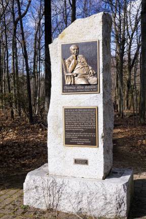 Readers who identified themselves as Bill Truran and Burt Christie knew last week's photo was of the Thomas Edison Memorial on Sparta Mountain.