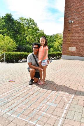 Photos: Chalk the Walk in Ogdensburg Mary and Abigail Swiss.