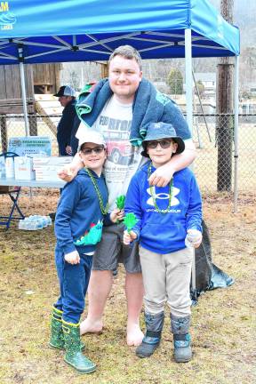 Photos: Polar Plunge in Byram Asher, Josh and Caleb Rubenstein of Byram.