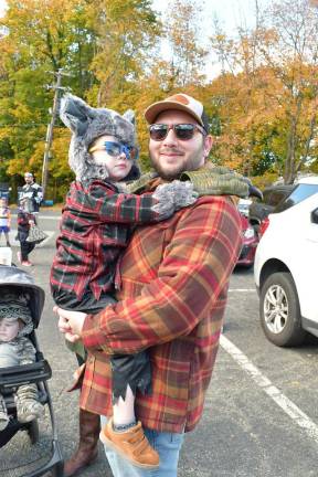 Ogdensburg hosts Halloween parade Liam and Will Connolly are shown.