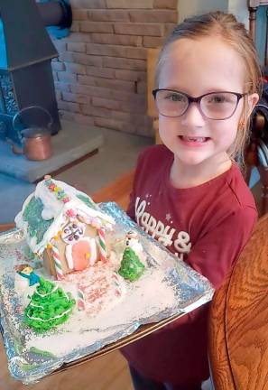 Gingerbread houses delight the judges Abigail McCormick, honorable mention, ages 6-8