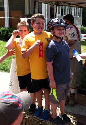 Soap Box Derby winners Pack 298 competed in the 19th Annual Franklin Soap Box Derby on June 22. In the Bear division, Anthony Pelusio won first place, Christopher Carey, second place, and Kenny Coffaro third place.