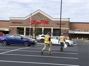 SR1 Work continues on the ShopRite of Sussex on Thursday, Oct. 19. The supermarket had scheduled a grand opening Wednesday, Oct. 25. (Photo by Kathy Shwiff)