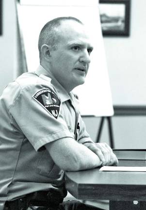 Not guilty Conservation officer Kyle Ziegler testifies.