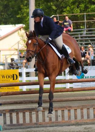 Horse jump at the Fair on Sunday, Aug. 11, 2019.