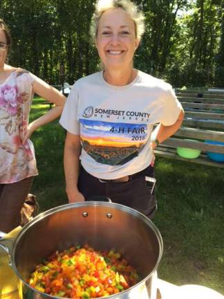 You say tomato, I saw 'salsa time' Daryl Minch is the salsa pot watcher for the day.