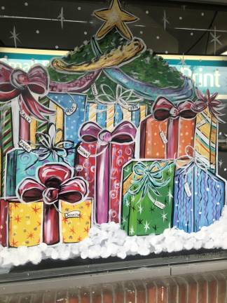 Artist celebrates decade of painting holiday spirit A fitting rendering for the UPS Store in Sparta.