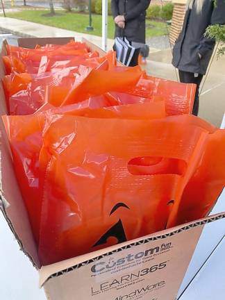 Spookmania goodie bags (Photo by Laurie Gordon)