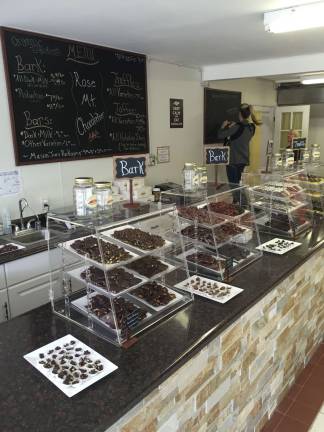 Photo provided Rose Mountain Chocolatier in Vernon offers organic and vegan options. Owner Lynn Anderson and her daughter, Stephanie Brauch (pictured) help run the store.