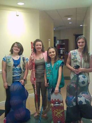 Girl Scouts finish Silver Award Project Girl Scouts finish Silver Award Project