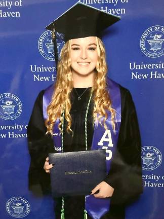 Allison J. Freeswick graduates from University of New Haven