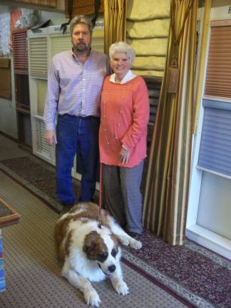 Photo provided Doug and Georgeann Higgins, owners of Solar Eclipse Window Fashions, to celebrate 30 years in business.