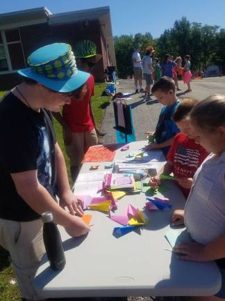 Wantage school hosts math carnival Origami