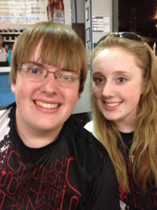 Area bowlers earn first place at tournament Austin Oleksy and Nicole Rotunda were half of the first-place winning Team Wallkill + One