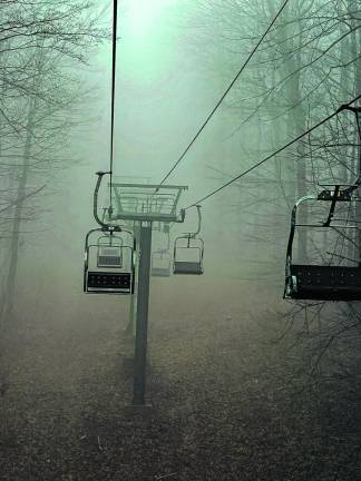 Josiah Simmons’ photo of a ski lift won the Staff Choice award in the annual Photo Expo at Wallkill Valley Regional High School. (Photos provided)
