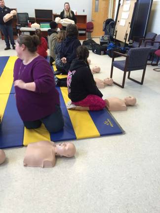 K.E.E.P. staff complete training for CPR/First Aid certification