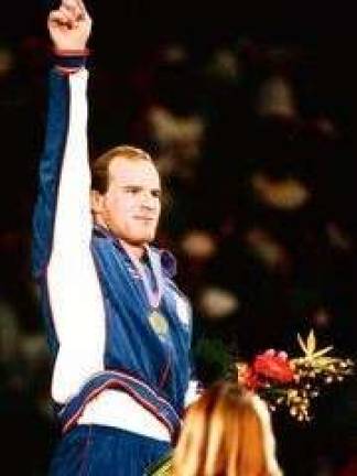 Lou Banach at the 1984 Olympics (Photo provided)