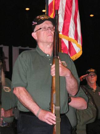 Vo-Tech holds second annual veterans tribute fashion show Photo by Viktoria-Leigh Wagner Honor guard and Vietnam Veterans of America member Arnold Hokins of Franklin, who served in the Army from 1967-70.