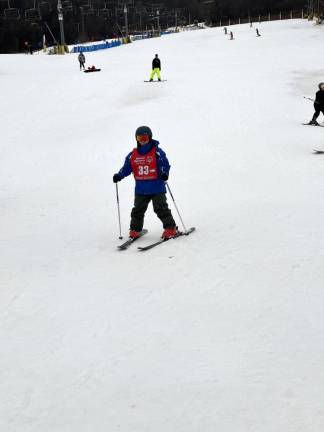 Samuel Pisauro of the Vernon Mountaineers does a time trial at the Special Olympics New Jersey 2023 Winter Games at Mountain Creek. (Photos by John McCormick Jr.)