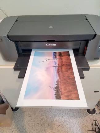Photo printing (Photo by Virginia Kolstead)