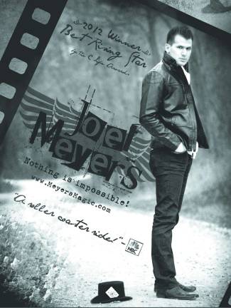 Photo provided Illusionist Joel Meyers will perform a comedic magic act that includes audience involvement at Sussex County Community College.