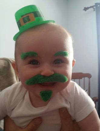 This our &quot;Little Leprechaun&quot; and our grandson Jack! Photo courtesy of Neil.