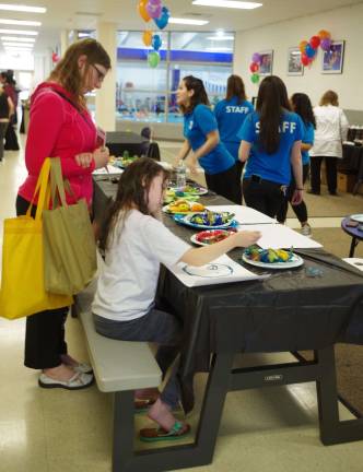 The main lobby included representatives from many local and area wellness organizations, games for the children, crafts and more.