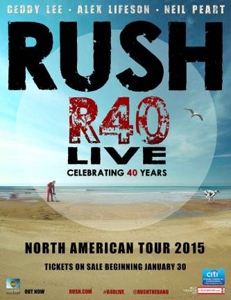Rush to celebrate 40th Anniversary Tour at Prudential Center