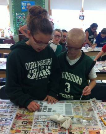 Ogdensburg students learn about chemical reactions